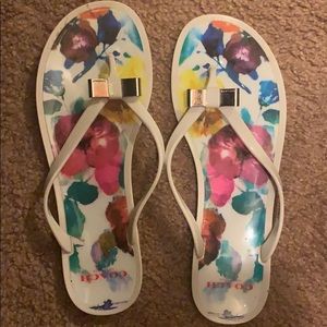 Coach Sandals Size 7.5 Floral